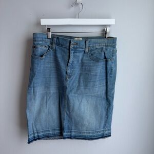 J. Crew Denim Skirt in Light Blue